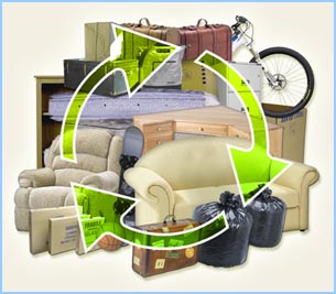 This is an Edina, MN garage clear of junk after we hauled the items into our truck.